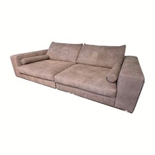 Cierre Sofa Dolcevita Leder 4 Piumone Vintage Grigio Graubeige Gestell 