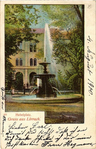 Cpa lorrach hebelplatz - cpa,