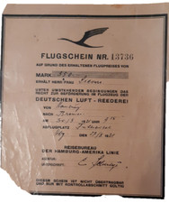 ORIGINAL Flugschein Deutsche