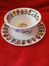 Müslischale und Teller Villa Kunterbunt Kinder 2er Set