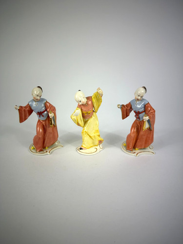 Porzellanfiguren - 3x,