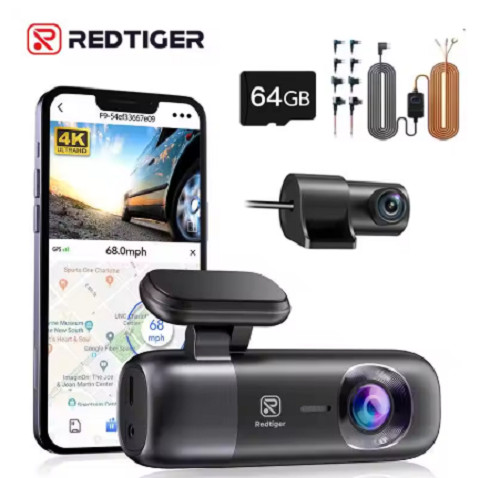 Redtiger dash cam front - redtiger, 4k