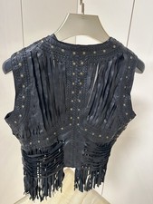 Marc Cain Weste Gr. 2/38 Leder