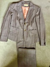 Biba Hosen Anzug Jacke Gr. 42 Hose Gr.36 mit Doppelkragen abnehmbar