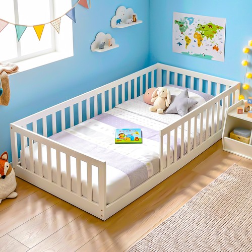 95x200cm kinderbett bodenbett - kinderbett,