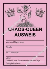 Chaos-Queen Ausweis