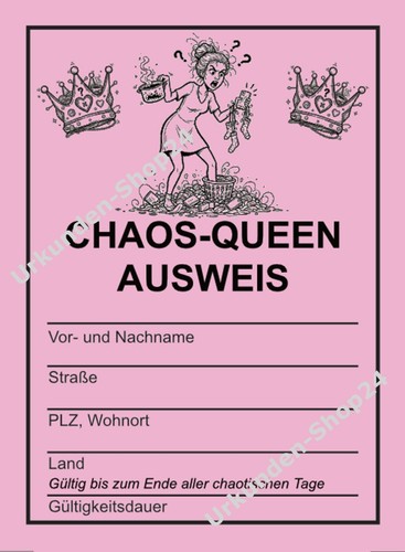 Chaos queen ausweis - chaos-queen,