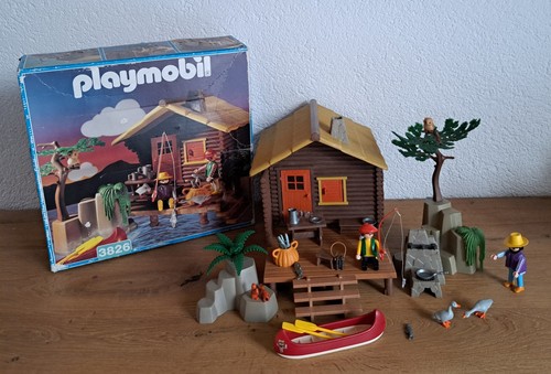 Vintage playmobil blockhütte - vintage,