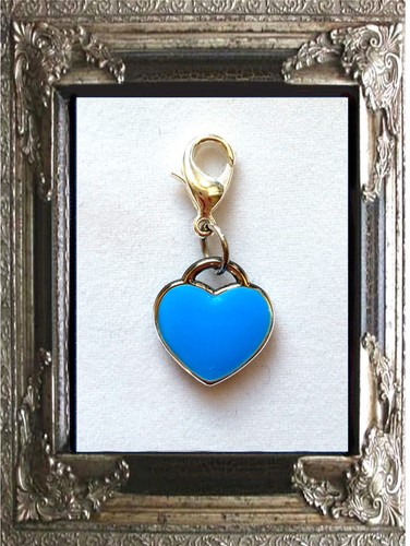 Charm anhänger herz rot blau - charm,