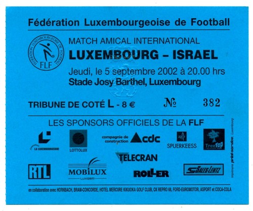 Ticket lsp luxemburg - lsp, israel