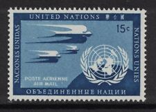 United Nations: Scott C3- Mnh- 15c Schwalben, Un Emblem- Luft Mail- 1951- Mint