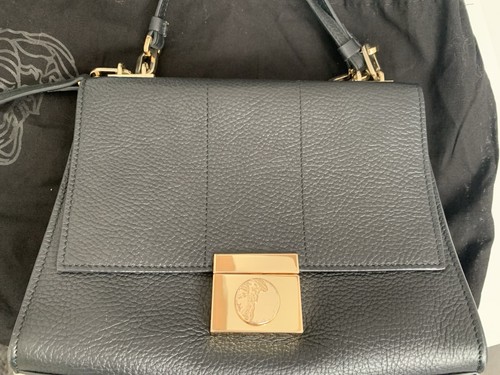 Versace leder handtasche - leder,