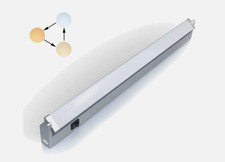 Led Unterbauleuchte Schwenkbar Küchenlampe mit Farbwechsel und Kabel 56 cm