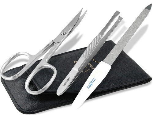 Maniküre pediküre leder etui - pediküre,
