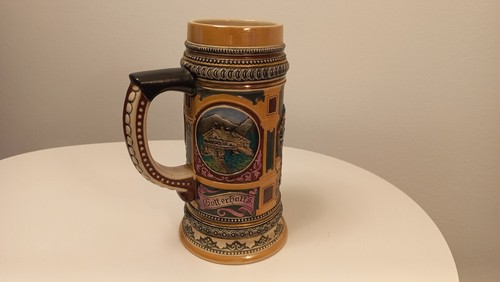 Antik bier krug liter - antik,,