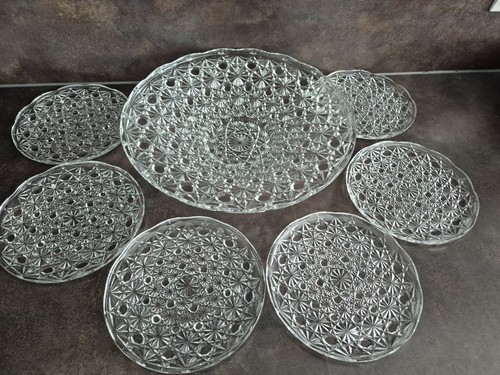 Große glasschale set mit - große,