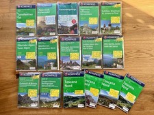 Diverse Kompass Karten (13 Stück) im Set