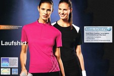 Damen Laufshirt Funktions T-Shirt Atmungsaktiv Silver+ Neu 32-46