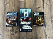 EXIT & Murder Mystery Spiele - Gebraucht, aber Top In Schuss