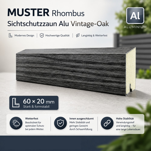 Muster rhombus sichtschutzzaun - muster,