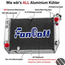 2 Reihig Aluminium Kühler