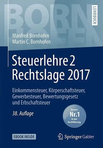 Steuerlehre rechtslage 2017 - steuerlehre, 2