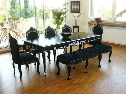 Esstisch set silber - esstisch,