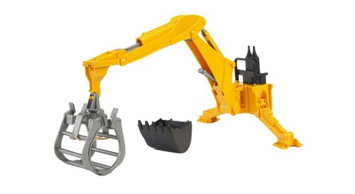 Bruder heckbagger mit greifer - bruder,