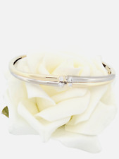 Brillant-Armreif - 585er Weiß- / Gelb-Gold  - 4  Brillanten Lupenrein, 0.24 ct.