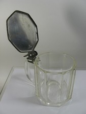 Antiker jugendstil glaskrug - antiker,
