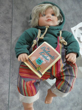 Künstlerpuppe von Gilde Handwerk, Serie Rackewitz Kinder ca 45 cm