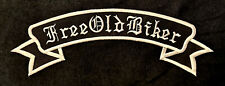 Free Old Biker Patch Aufnäher