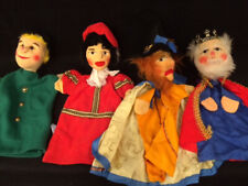 4 alte Handpuppen Künstlerpuppen Kasperletheater Kersa Vintage handpuppet