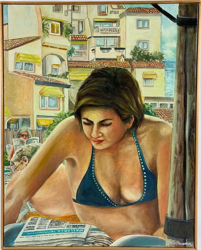 ölbild feldtmann frau - feldtmann,