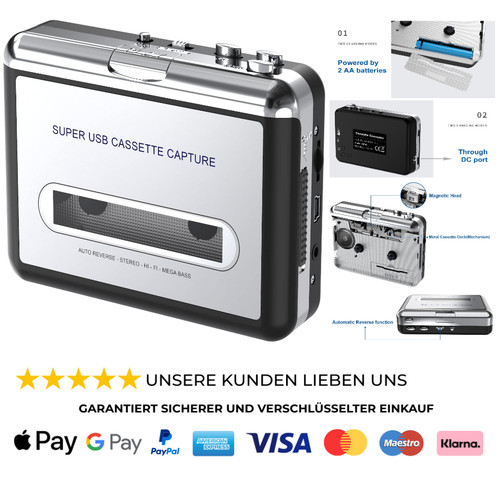 Kassetten player usb - kassetten,