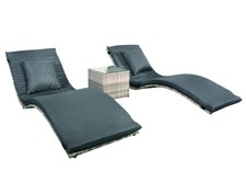 Gartenliege Liegenset