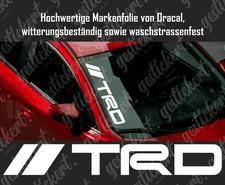 1x 55 cm TRD Aufkleber für