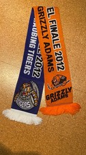 Straubing Tigers DEL FAN Schal Play-Off 2012 Grizzly Adams Wolfsburg