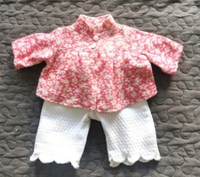 zauberhaftes altes Puppenoutfit  Hose mit Jacke f. dicke Käthe Kruse Puppe o.a.
