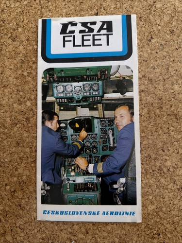 Vintage čsa fleet brochure - vintage,