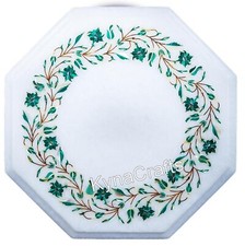 Weißer Marmor Kaffeetisch Top