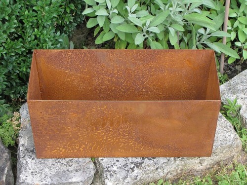 Edelrost blumenkasten - edelrost,