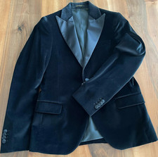 Scotch & Soda Satin Trimmed Velvet Smoking Blazer Tuxedo Sakko Jacket Jacke 50
