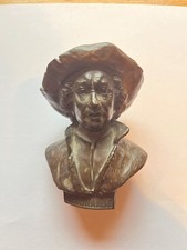 Bronzeskulptur Bronzefigur Bronze Deko Büste Rembrandt 10 cm