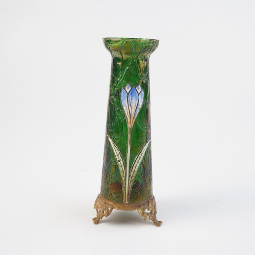 Alte jugendstil vase grün - alte, jugendstil-vase