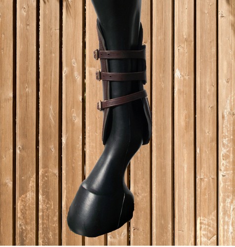 Leder gamaschen vorderbein - gamaschen,,