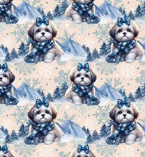 50 cm French Terry Shih Tzu