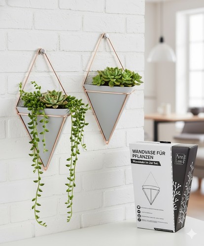 Pure living 2er set - 2er, wandvase