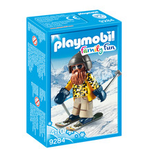 PLAYMOBIL 9284 Family Fun Coller SKIFAHRER & Snowblades Wintersport Ski -Urlaub