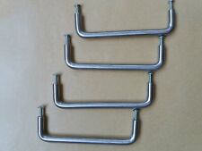 Möbelgriffe, Griffe Edelstahl, 4 Stück, Schrank,Schub,Schublade, matt, 4 mm Gew.